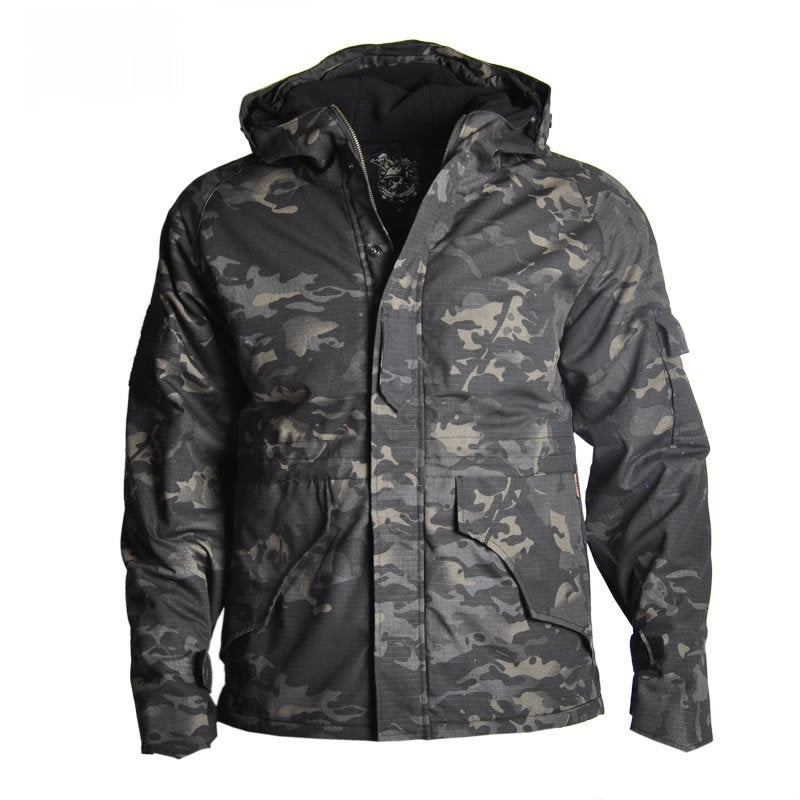 Outdoor Windproof Camouflage Men's Tactical Fleece Jacket