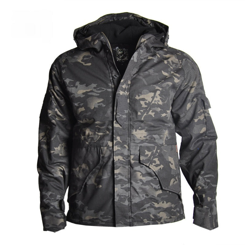 Outdoor Windproof Camouflage Men's Tactical Fleece Jacket